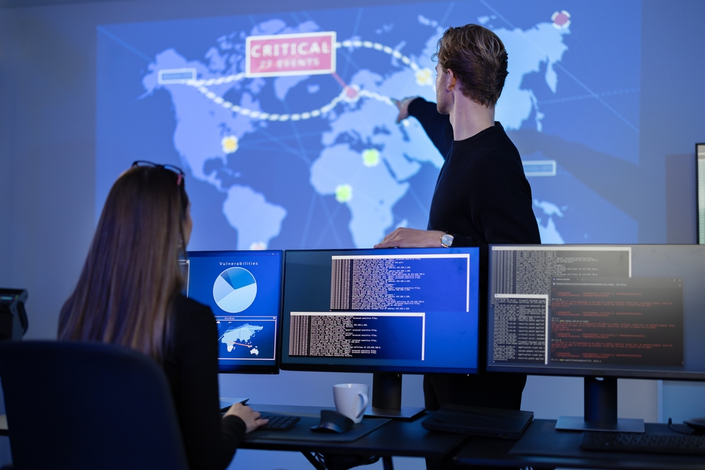 Cyber,Security,Team,Working,In,A,Cyber,Security,Operations,Center