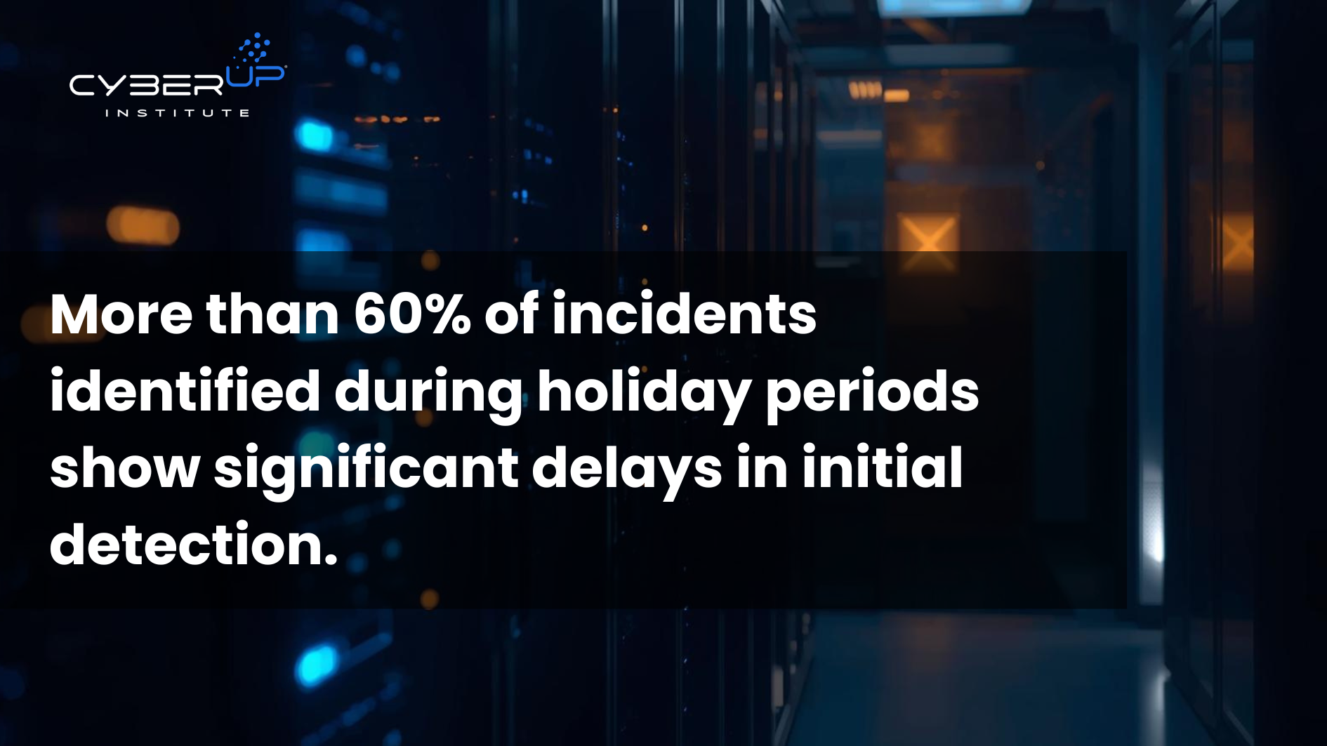 More than 60% of incidents-CyberUpInstitute