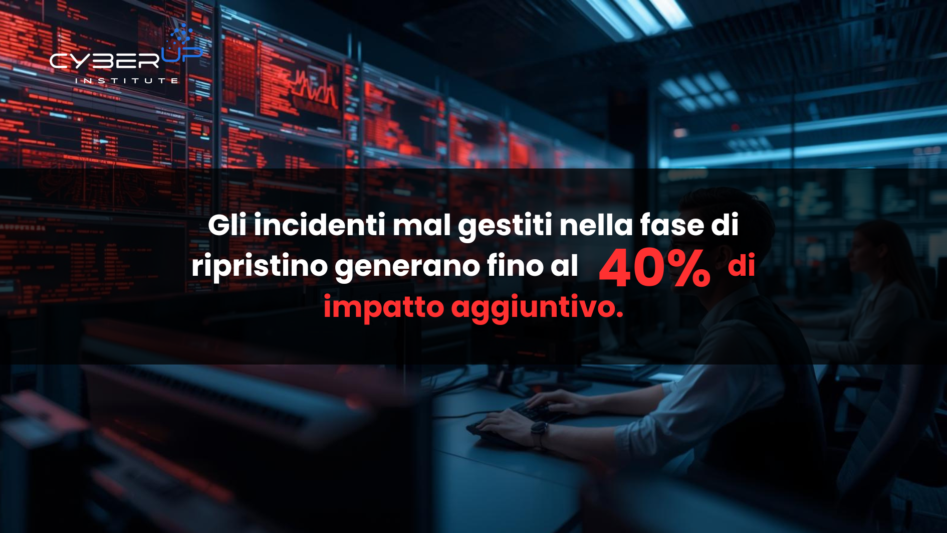 Gli incidenti mal gestiti nella fase di ripristino generano fino al 40% di impatto aggiuntivo-CyberUpInstitute