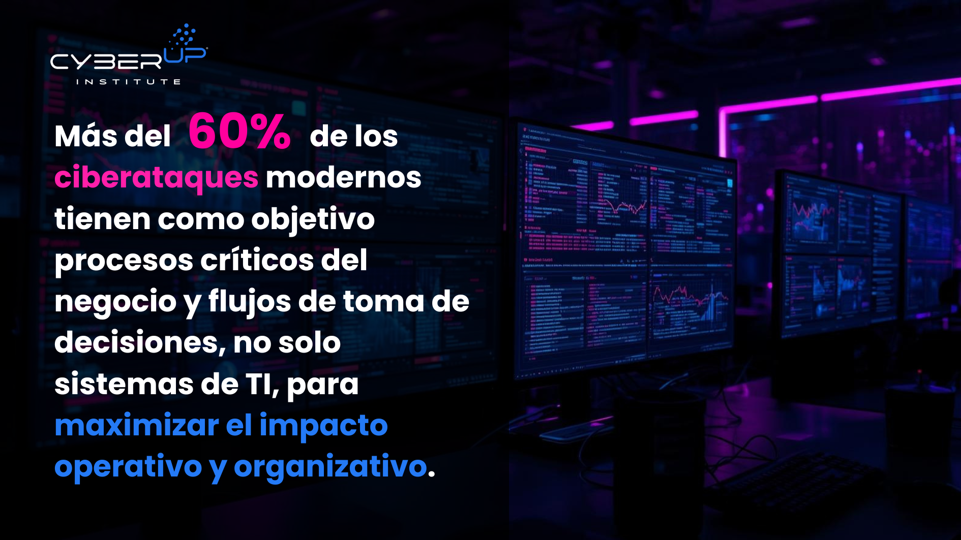 Más del 60% de los ciberataques-CYBERUPINSTITUTE