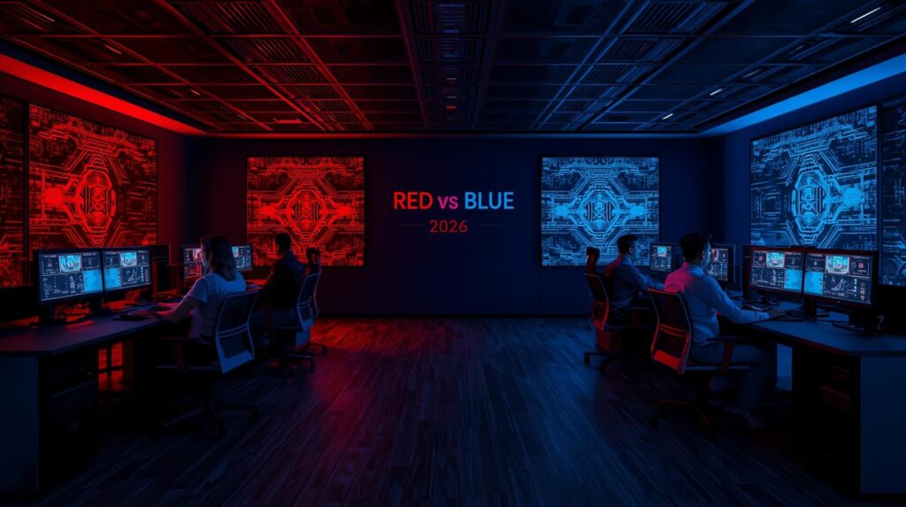 Red Team Vs Blue Team-CYBERUPINSTITUTE